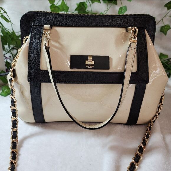 Authentic Kate Spade New York Auburn Place Cayton Bag Patent Leather - Picture 5 of 17